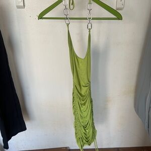 I.AM.GIA Green Ruched Dress